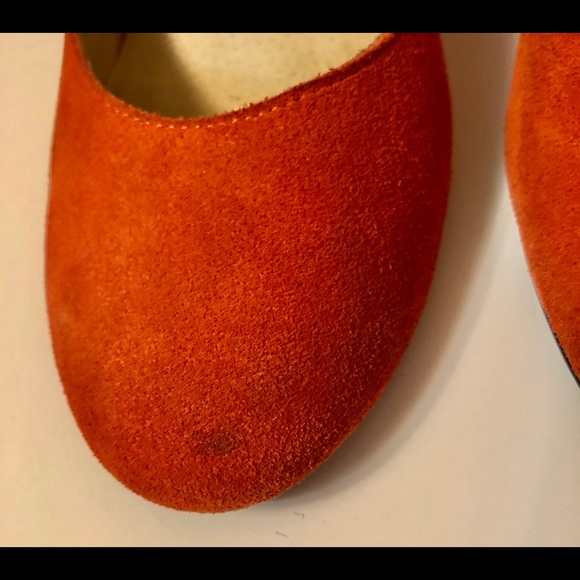 Urban Outfitters – Orange Suede Heels - Picture 7 of 8